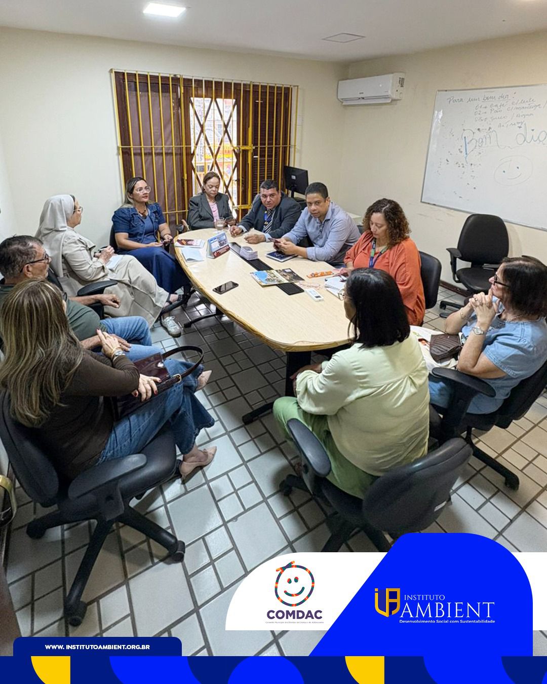 Reunião no COMDAC